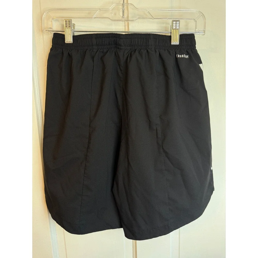 Adidas Boys Black Primegreen AeroReady Athletic Shorts Size XL 15-16Y